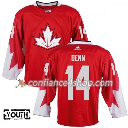 Adidas Maillot de Hockey Canada Jamie Benn 14 Coupe du monde de hockey sur glace 2016 Rouge - Enfant